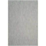 Courtyard Gray and Navy 8' x 11' Outdoor Area Rug