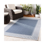 Alfresco ALF-9682 Charcoal 3' x 5'6" Area Rug, Indoor/Outdoor