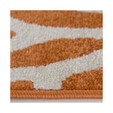 Tropicana Allover Orange 6'7" x 9'6" Outdoor Area Rug