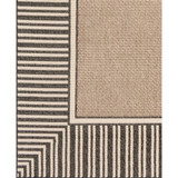 Alfresco ALF-9684 Camel 6' x 9' Area Rug, Indoor/Outdoor
