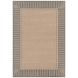 Alfresco ALF-9684 Camel 6' x 9' Area Rug, Indoor/Outdoor