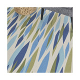 Shady Brights SHA01 Aquamarine 8'6" x 8'6" Square Outdoor Area Rug