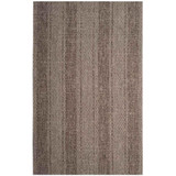 Courtyard Light Beige and Light Brown 6'7" x 9'6" Sisal Weave Outdoor Area Rug