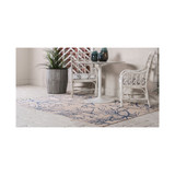 Outdoor Pashio Pas6 Beige/Navy 6' x 9' Area Rug