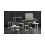Melange Marin Round Cocktail Table