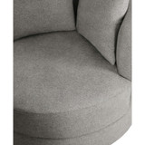 Elizabeth 38" Stain-Resistant Fabric Swivel Chair