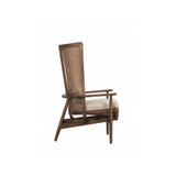 Accent Chair with Handwoven Cane