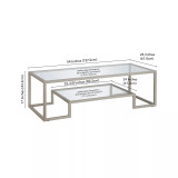 Athena 54" Coffee Table