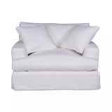 Brenalee 53" Performance Fabric Slipcover Chair and 1/2