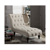 Light Beige Chaise Lounge