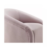 Boboli Velvet Chair and Ottoman Set