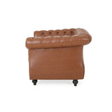Silverdale Traditional Chesterfield Club Chairs Set, 2 Piece