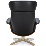 Annaldo Leather Swivel Chair & Ottoman 2-Pc. Set