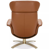 Annaldo Leather Swivel Chair & Ottoman 2-Pc. Set