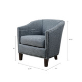 Hudson Barrel Armchair