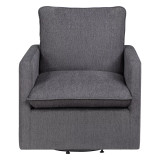 Lilia 34.5" Cushion Back Swivel Chair