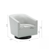 Gaven Wood Base Swivel Chair