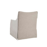 London Skirted Swivel  Chair