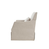 London Skirted Swivel  Chair