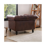 Micah Leather Arm Chair