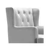 Elle Décor Celeste Tufted Velvet Accent Chair