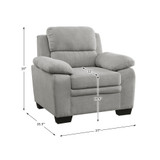 White Label Odessa 37" Chair
