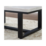 Lucca 48" Marble Top Cocktail Table
