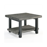 Pomona Metal and Reclaimed Wood Square Coffee Table