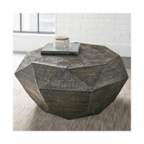 Donato 36" Iron Octagonal Shape Cocktail Table