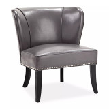 Janie Faux Leather Accent Chair