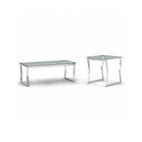 Meiland Glass Top Coffee Table Set, 2 Piece