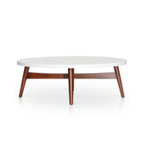 Serena 48" Laminate and Wood Cocktail Table