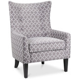 Brie Printed Fabric Accent Chair