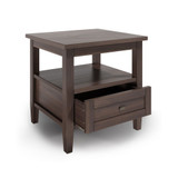 Warm Shaker Solid Wood End Table