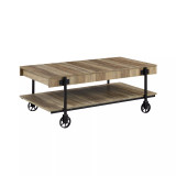 Luther 18" Steel Rectangle Coffee Table