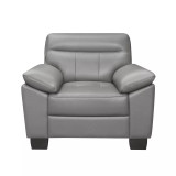 White Label Croydon 42" Leather Accent Chair