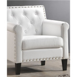 Antonia Faux Leather Accent Chair