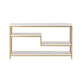 Mathis 55" Wide Metal Rectangular Console Table