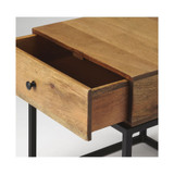 Brixton Iron and Wood End Table