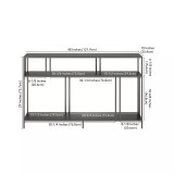 Cortland 48" Console Table with Shelves