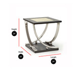 Ramsey 24" Wood and Metal End Table