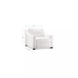 Garcelle 35" Stain-Resistant Fabric Chair