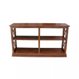 Hampton Sofa Server Table with Shelves