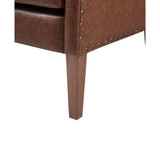 Ferguson 28" Faux Leather Accent Chair