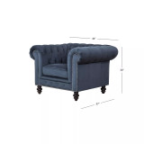 Abbyson Grand Chesterfield Armchair