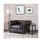 Alexandon Leather Chesterfield Chair