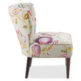 Lindley Floral Fabric Accent Chair