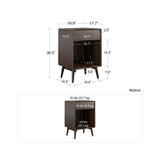 Novogratz Brittany Turntable Stand