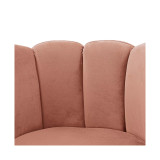 Ragland Velvet Tufted Accent Chair with Swivel Metal Base