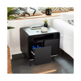 Smart Storage Side Table with Cooling Drawer